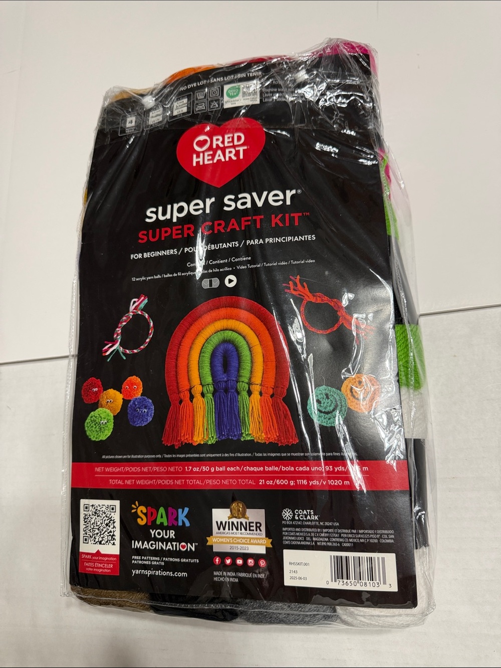 Super Saver Craft Kit - Multicolor Yarn Set
